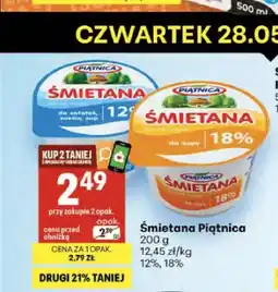 Delikatesy Centrum Śmietana Piątnica 12% oferta