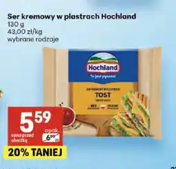 Delikatesy Centrum Ser kremowy w plastrach Tost Hochland oferta