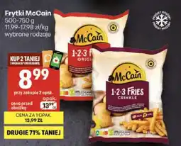 Delikatesy Centrum Frytki 1-2-3 Fries Crinkle McCain oferta