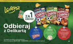 Delikatesy Centrum Chipsy Crunchips American Burger Style oferta