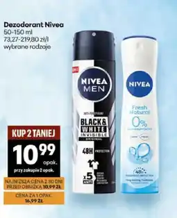 Delikatesy Centrum Dezodorant Nivea Men Black & White Invisible oferta