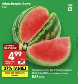 Delikatesy Centrum Arbuz bezpestkowy oferta