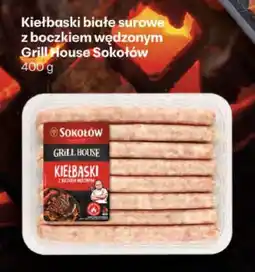 Delikatesy Centrum Kiełbaski białe surowe z boczkiem wędzonym Grill House Sokołów oferta