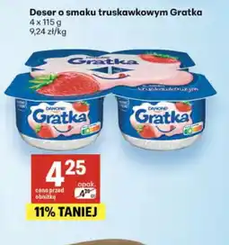 Delikatesy Centrum Deser o smaku truskawkowym Gratka oferta