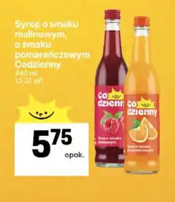 Delikatesy Centrum Syrop o smaku malinowym, o smaku pomarańczowym Codzienny oferta