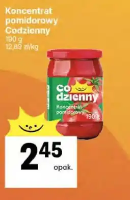 Delikatesy Centrum Koncentrat pomidorowy Codzienny oferta