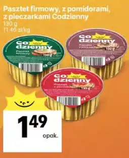 Delikatesy Centrum Pasztet firmowy, z pomidorami, z pieczarkami Codzienny oferta