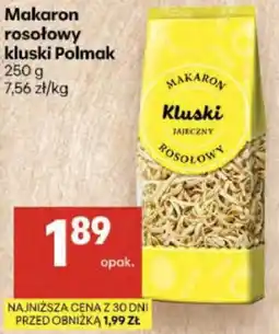 Delikatesy Centrum Makaron rosołowy kluski Polmak oferta