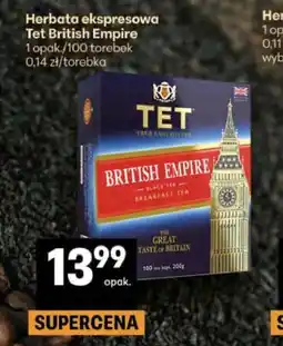 Delikatesy Centrum Herbata ekspresowa Tet British Empire 1 opak./100 torebek oferta