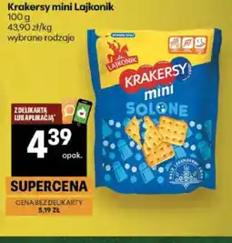 Delikatesy Centrum Krakersy mini Lajkonik oferta