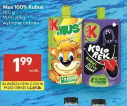 Delikatesy Centrum Mus 100% Kubuś oferta