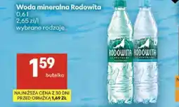 Delikatesy Centrum Woda mineralna Rodowita oferta
