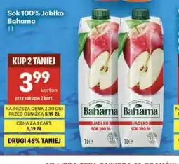 Delikatesy Centrum Sok 100% Jabłko Bahama oferta