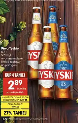 Delikatesy Centrum Piwo Tyskie oferta