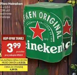 Delikatesy Centrum Piwo Heineken oferta