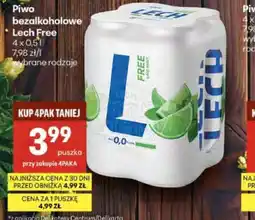 Delikatesy Centrum Piwo bezalkoholowe Lech Free oferta