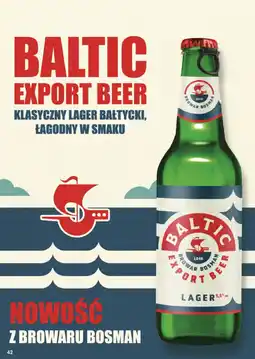 Delikatesy Centrum Piwo Bosman Baltic Export Beer, Lager oferta