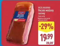 ALDI Boczek wędzony surowy oferta