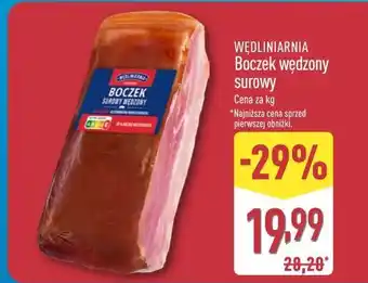 ALDI Boczek wędzony surowy oferta