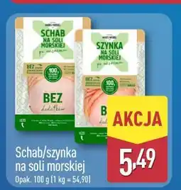 ALDI Schab/szynka na soli morskiej oferta
