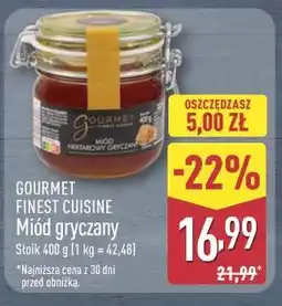 ALDI GOURMET FINEST CUISINE Miód gryczany oferta