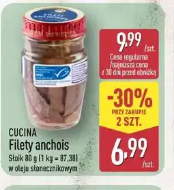 ALDI CUCINA Filety anchois oferta