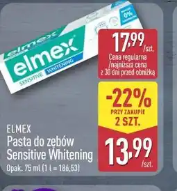 ALDI Elmex Pasta do zębów Sensitive Whitening oferta