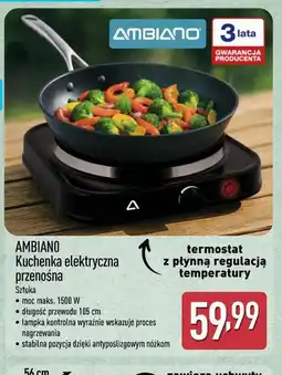 ALDI AMBIANO Kuchenka elektryczna przenośna oferta