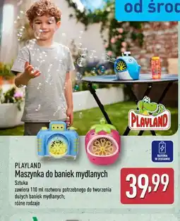 ALDI PLAYLAND Maszynka do baniek mydlanych oferta