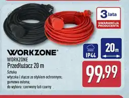 ALDI Przedłużacz 20 m WORKZONE oferta