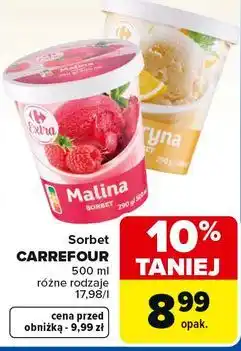 Carrefour Market Sorbet CARREFOUR oferta