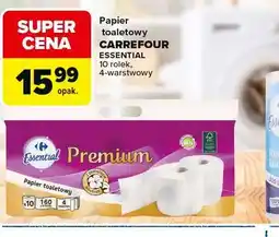 Carrefour Market Papier toaletowy CARREFOUR ESSENTIAL oferta