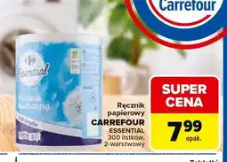 Carrefour Market Ręcznik papierowy CARREFOUR ESSENTIAL oferta
