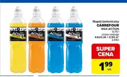 Carrefour Market Napój izotoniczny CARREFOUR MAX ACTION oferta
