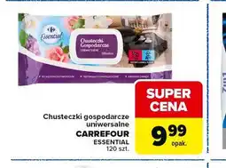 Carrefour Market Chusteczki gospodarcze uniwersalne CARREFOUR ESSENTIAL oferta