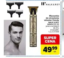 Carrefour Market Maszynka do strzyżenia włosów i brody NALK & REY NRMHC37-25 oferta