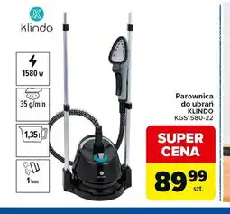 Carrefour Market Parownica do ubrań KLINDO KGS1580-22 oferta