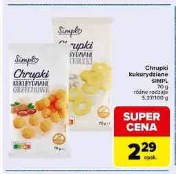 Carrefour Market Chrupki kukurydziane SIMPL oferta