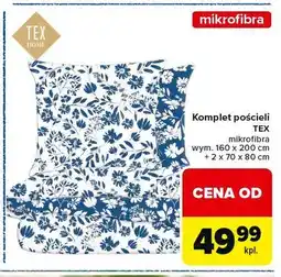 Carrefour Market Komplet pościeli mikrofibra TEX oferta