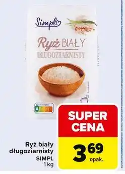 Carrefour Market Ryż biały długoziarnisty SIMPL oferta
