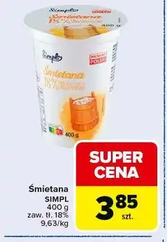 Carrefour Market Śmietana SIMPL oferta