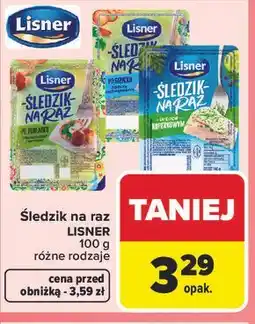 Carrefour Market Śledzik na raz LISNER oferta