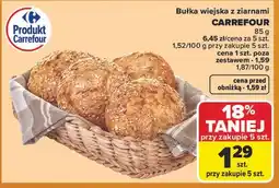 Carrefour Market Bułka wiejska z ziarnami CARREFOUR oferta
