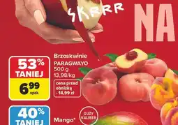 Carrefour Market Brzoskwinie PARAGWAYO oferta