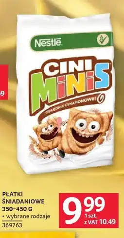 Selgros Nestle cini minis Płatki Śniadaniowe oferta