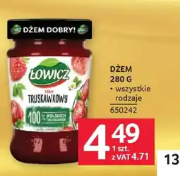 Selgros Łowicz Dżem Truskawkowy oferta