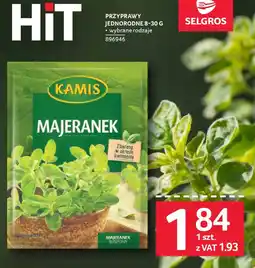 Selgros Kamis Majeranek oferta
