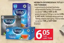 Selgros Tetley Herbata Ekspresowa oferta