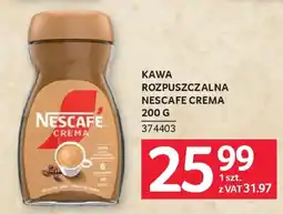 Selgros Nescafe Kawa Rozpuszczalna Crema oferta