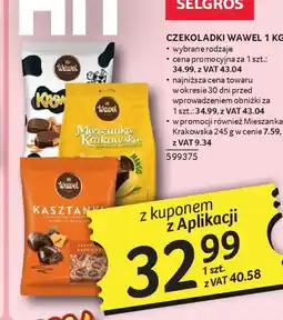 Selgros Wawel Czekoladki oferta